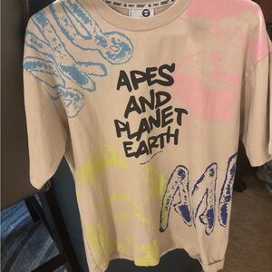 Apes and Planet Earth Kids Shirt - Multicolor